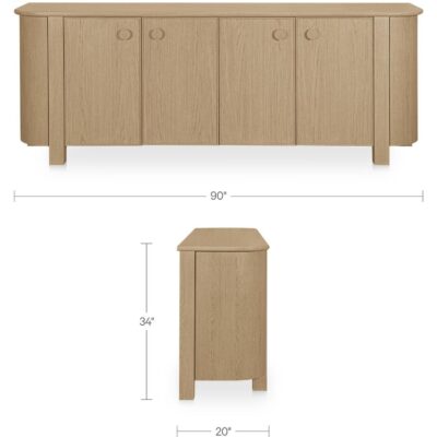 Loren Sideboard Natural EF-1019-24 EF 1019 24 70 dim