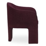 Clara Dining Chair Performance Fabric Plum EH-1116-38 EH 1116 38 02