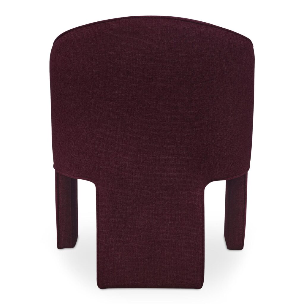 Clara Dining Chair Performance Fabric Plum - Image 4