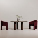Clara Dining Chair Performance Fabric Plum EH-1116-38 EH 1116 38 31