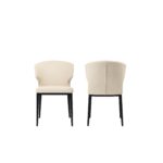 Delaney Dining Chair Warm Beige-Set of Two EJ-1018-18 EJ 1018 18 Delaney frontback shadsilo