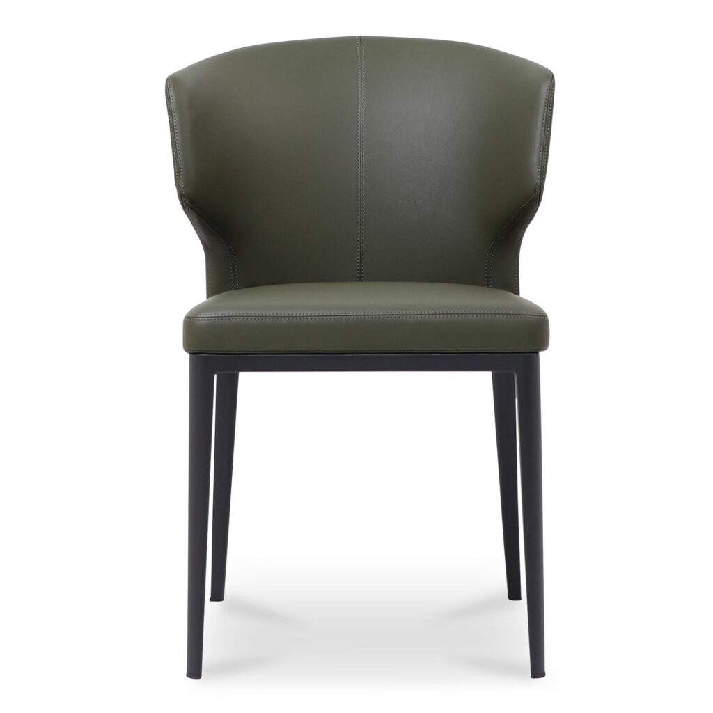 Delaney Dining Chair Dark Green-Set of Two - Image 4