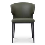 Delaney Dining Chair Dark Green-Set of Two EJ-1018-27 EJ 1018 27 Delaney front shadsilo