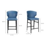 Delaney Counter Stool Steel Blue EJ-1022-28 EJ 1022 28 70
