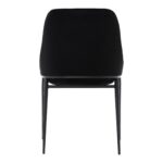 Sedona Dining Chair Shadowed Black Velvet - Set Of Two EJ-1034-02 EJ 1034 02 03