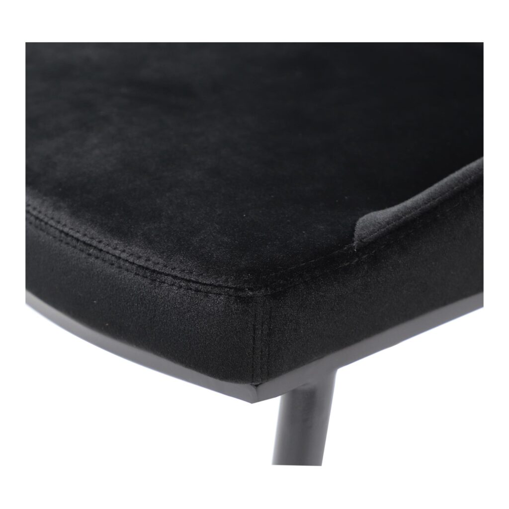 Sedona Dining Chair Shadowed Black Velvet - Set Of Two - Image 8