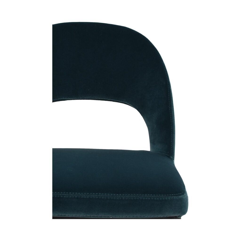 Roger Counter Stool Teal Velvet EJ-1036-36 EJ 1036 36 04