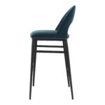 Roger Barstool Teal Velvet EJ-1037-36 EJ 1037 36 02