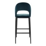 Roger Barstool Teal Velvet EJ-1037-36 EJ 1037 36 03