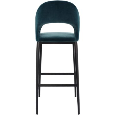 Roger Barstool Teal Velvet EJ-1037-36 EJ 1037 36 03