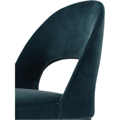 Roger Barstool Teal Velvet EJ-1037-36 EJ 1037 36 04