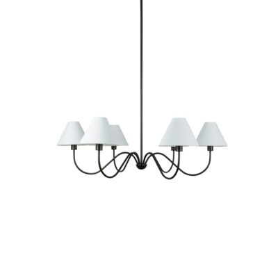 Whitney Chandelier Blackened Bronze