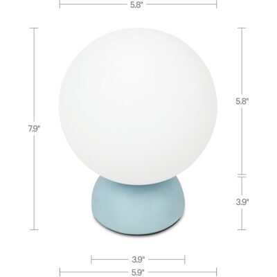 Ovi Table Lamp Light Blue EL-1004-45 EL 1004 45 70
