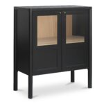 Hannah Cabinet Black EM-1005-02 EM 1005 02 Hannah diagR shadsilo