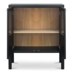 Hannah Cabinet Black EM-1005-02 EM 1005 02 Hannah front open shadsilo