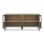 Hannah Sideboard Green EM-1006-16 EM 1006 16 Hannah front open shadsilo