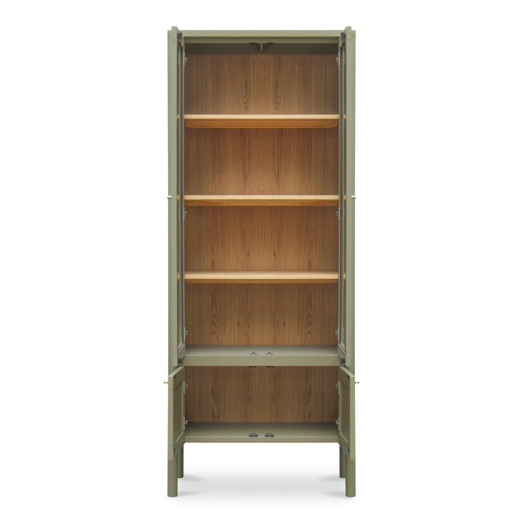 Hannah Tall Cabinet Green - Image 4