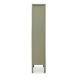 Hannah Tall Cabinet Green EM-1007-16 EM 1007 16 Hannah side right shadsilo