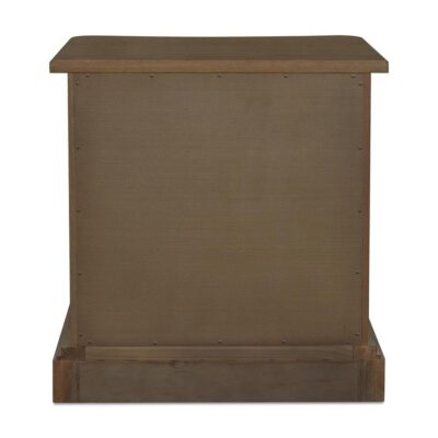 Clarence Nightstand Warm Brown EM-1012-03 EM 1012 03 Clarence back shadsilo