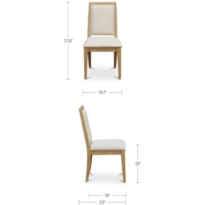 Adrian Dining Chair Beige (Set Of Two) EM-1014-34 EM 1014 34 70