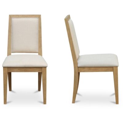 Adrian Dining Chair Beige (Set Of Two) EM-1014-34 EM 1014 34 Adrian frontside shadsilo