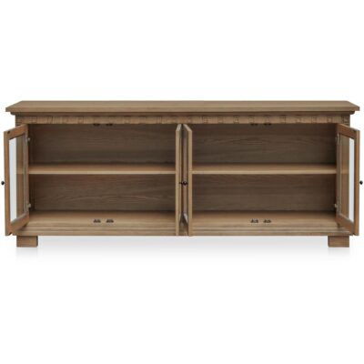 Lillian Sideboard Brown EM-1017-03 EM 1017 03 Lillian front open shadsilo