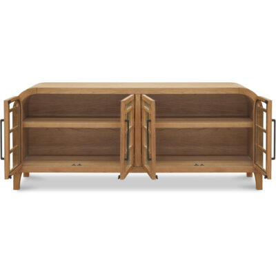 Maddie Sideboard Natural EM-1021-24 EM 1021 24 Maddie front open shadsilo