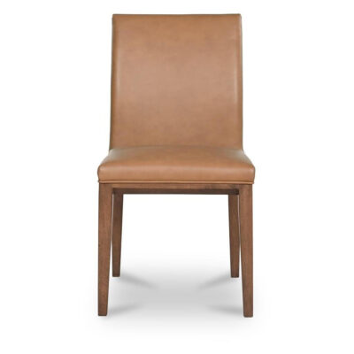 Frankie Dining Chair Tan Leather (Set of Two) 7 Frankie Dining Chair Tan Leather (Set of Two) EQ-1011-03 EQ 1011 03 Frankie front shadsilo