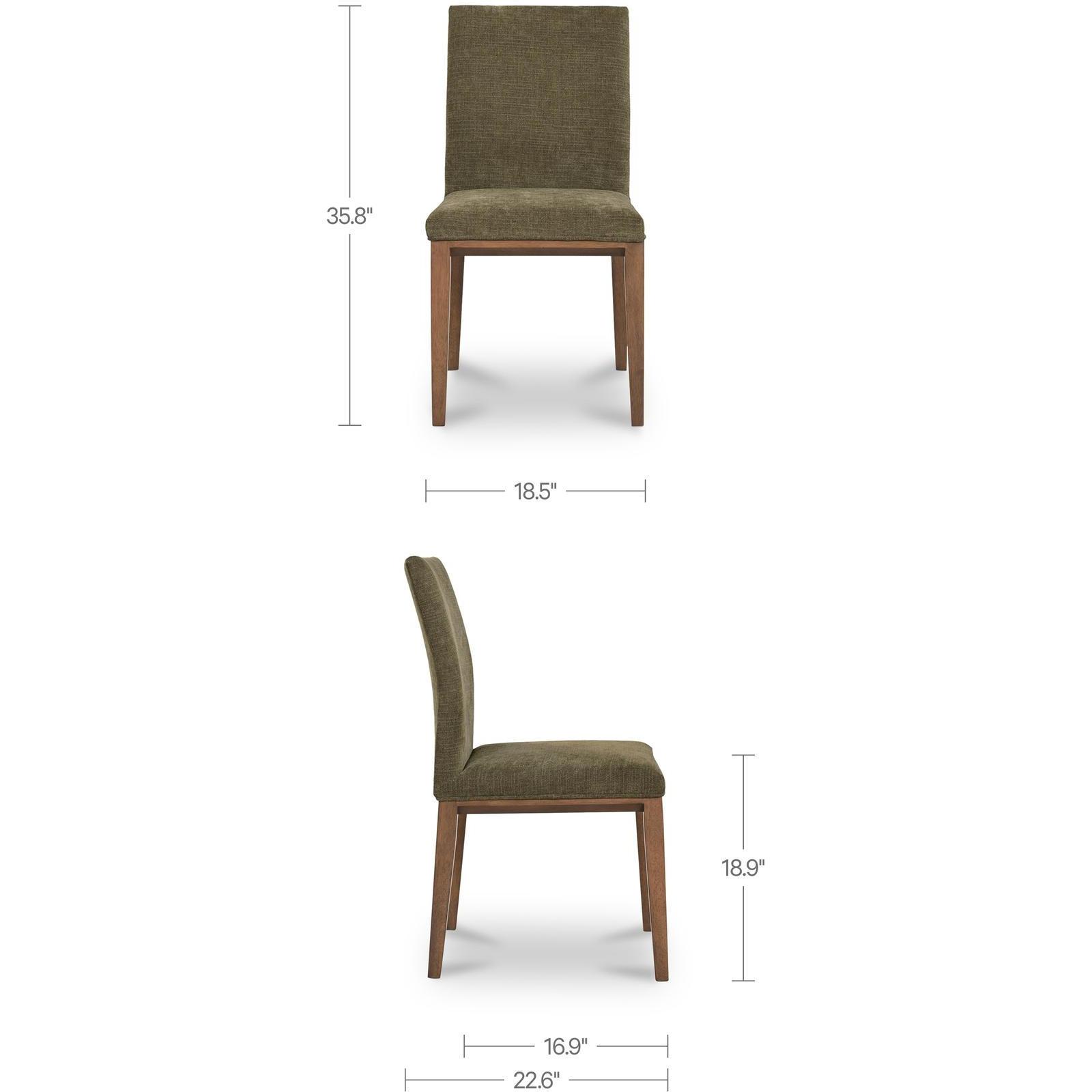 Frankie Dining Chair Olive-Set Of Two 3 Frankie Dining Chair Olive-Set Of Two - Image 3