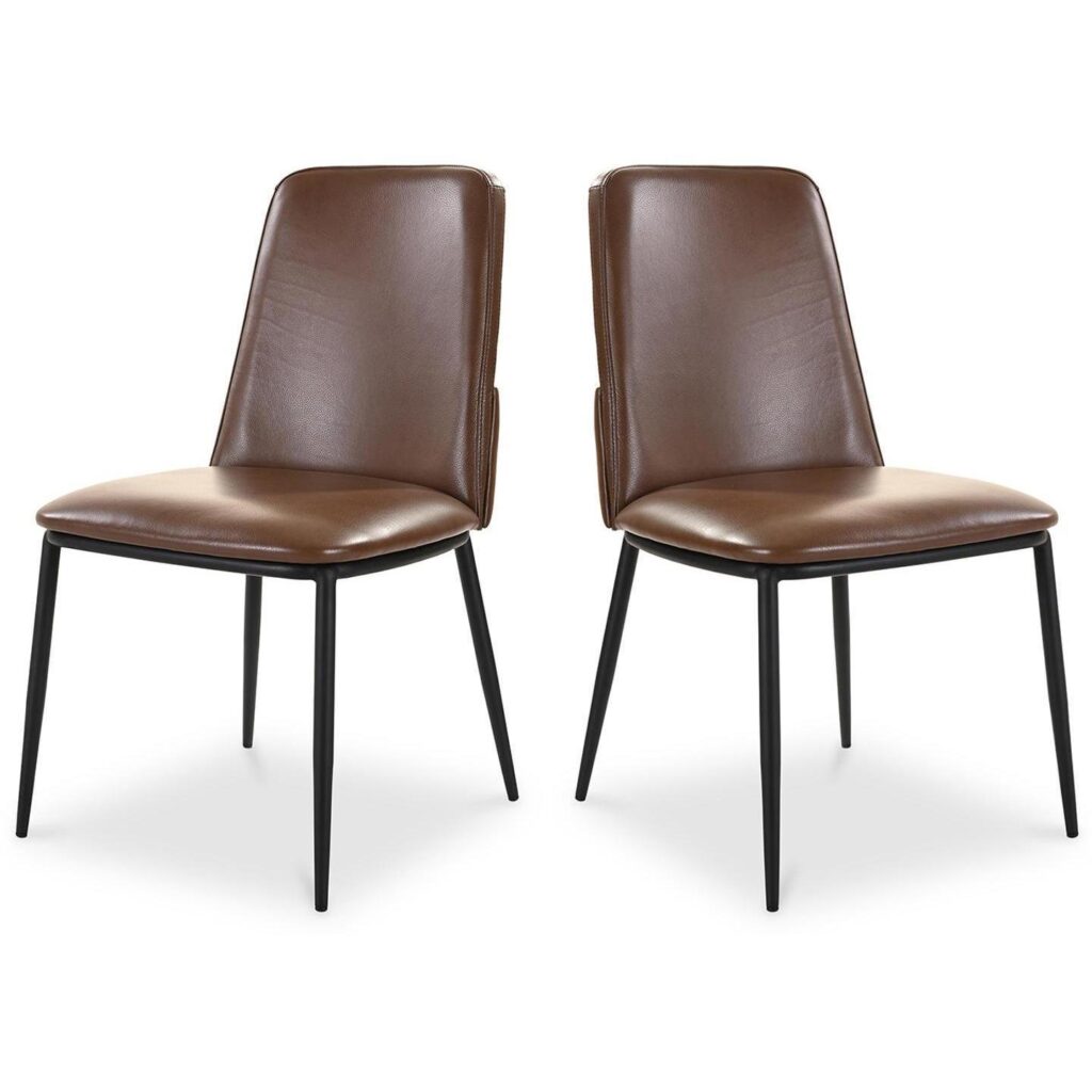 Douglas Dining Chair Dark Brown - Set Of Two - Image 2