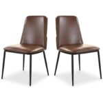 Douglas Dining Chair Dark Brown - Set Of Two EQ-1017-20 EQ 1017 20 81