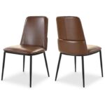 Douglas Dining Chair Dark Brown - Set Of Two EQ-1017-20 EQ 1017 20 82