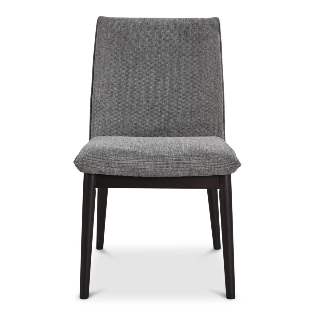 Charlie Dining Chair Dark Grey – Set Of Two - Image 3