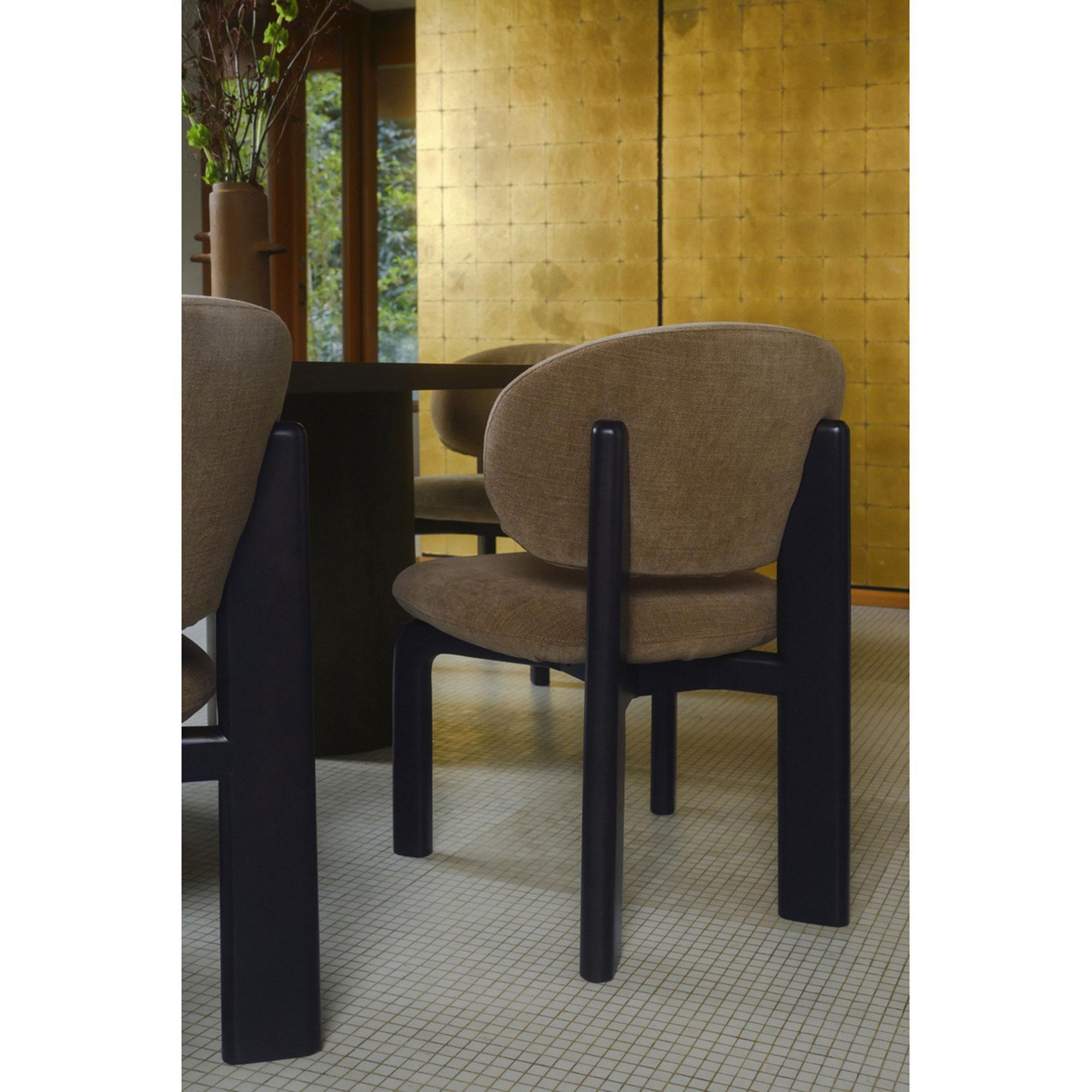 Sami Dining Chair Brown Set Of Two 3 Sami Dining Chair Brown Set Of Two - Image 3