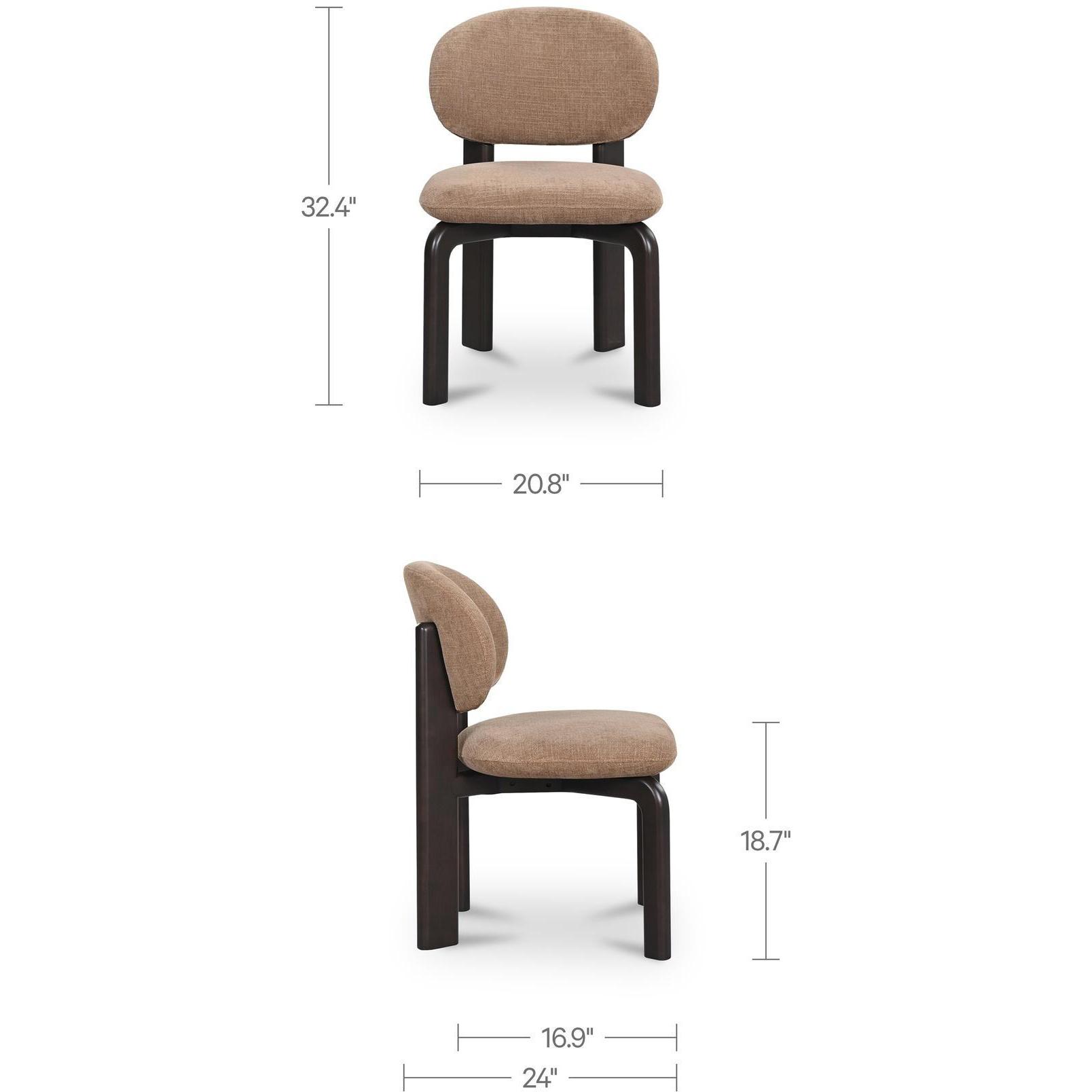 Sami Dining Chair Brown Set Of Two 7 Sami Dining Chair Brown Set Of Two - Image 7