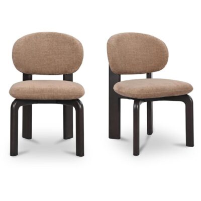 Sami Dining Chair Brown Set Of Two