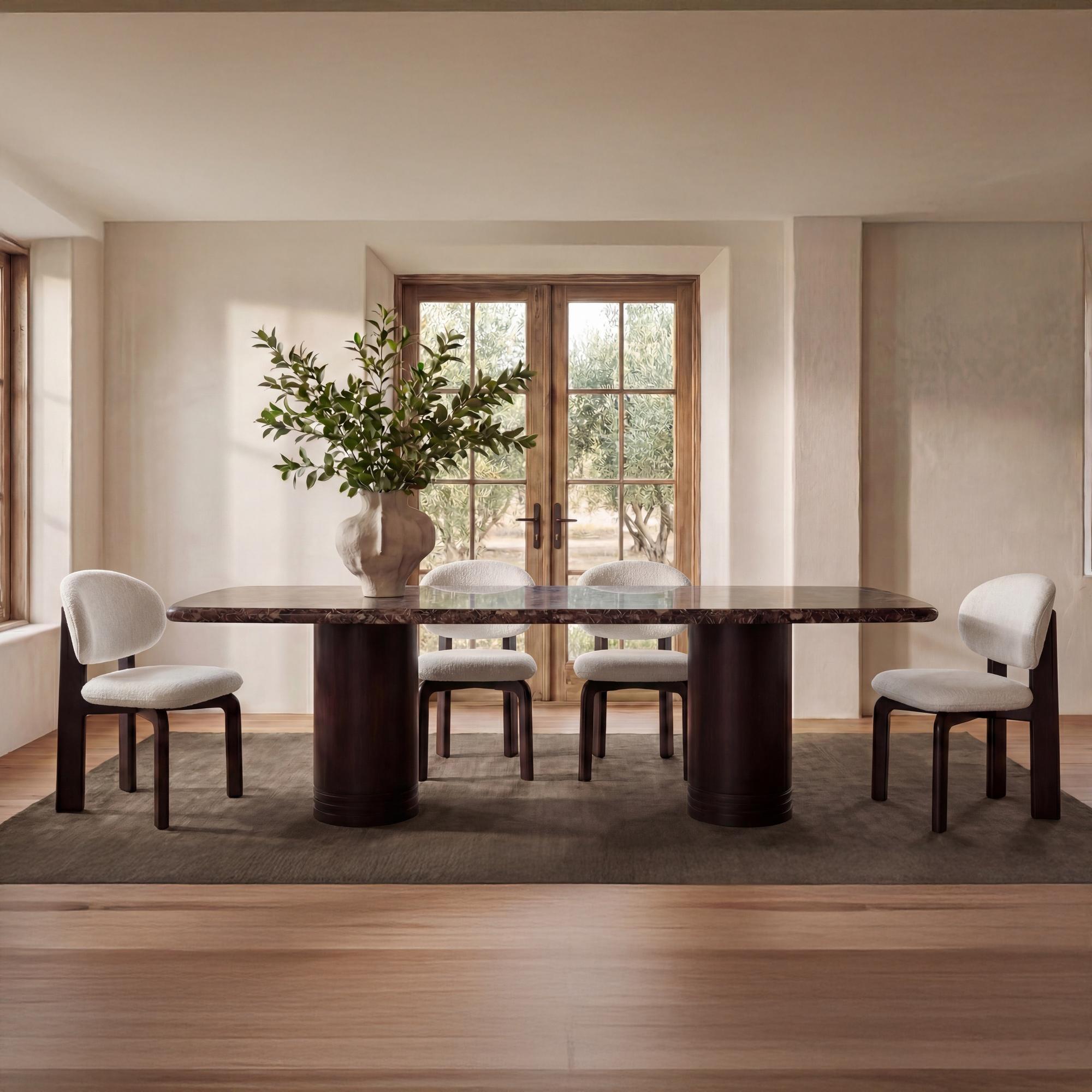 Sami Dining Chair White Set Of Two 2 Sami Dining Chair White Set Of Two - Image 2