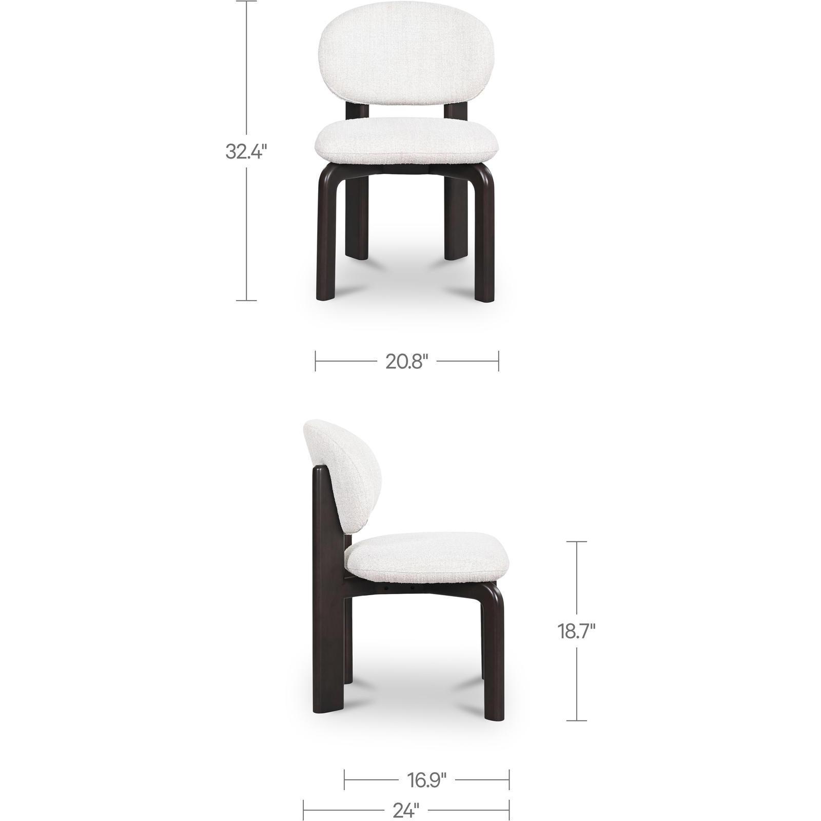 Sami Dining Chair White Set Of Two 3 Sami Dining Chair White Set Of Two - Image 3