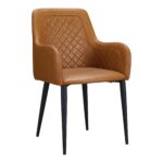 Cantata Dining Chair Tawny Vegan Leather-Set Of Two ER-2040-40 ER 2040 40 01
