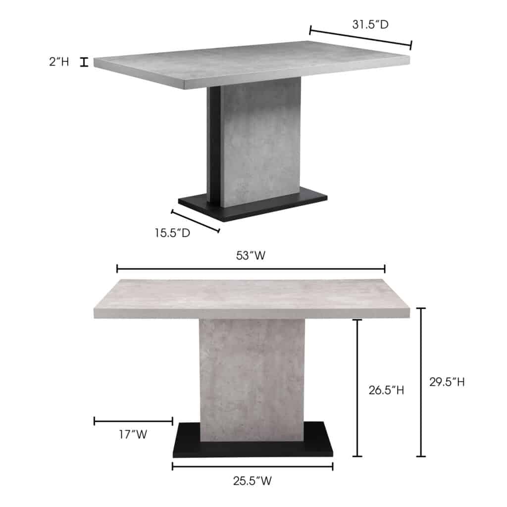 Hanlon Dining Table ER-2064-29-0 ER 2064 29 70