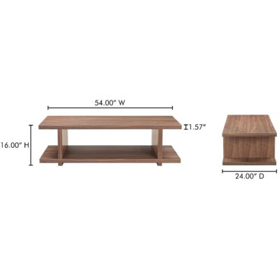 Miri Coffee Table Walnut ER-2096-03 ER 2096 03 70