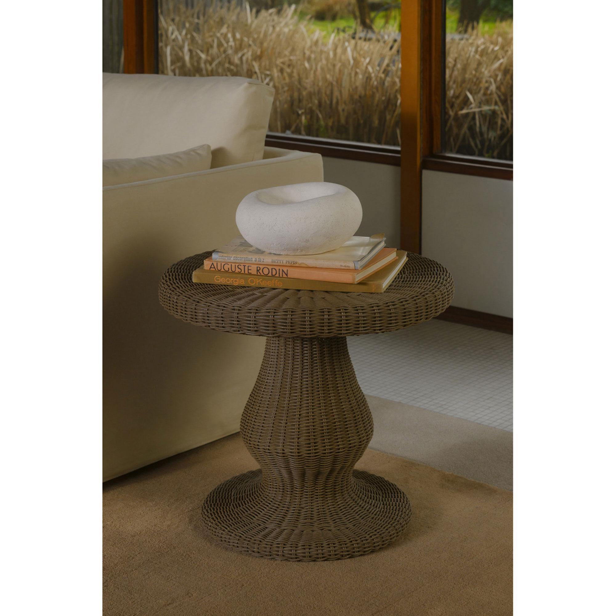Emmeline Outdoor Side Table Natural 2 Emmeline Outdoor Side Table Natural - Image 2