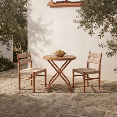 Raf Outdoor Dining Chair Natural - Set Of Two ET-1010-24 ET 1010 24 10