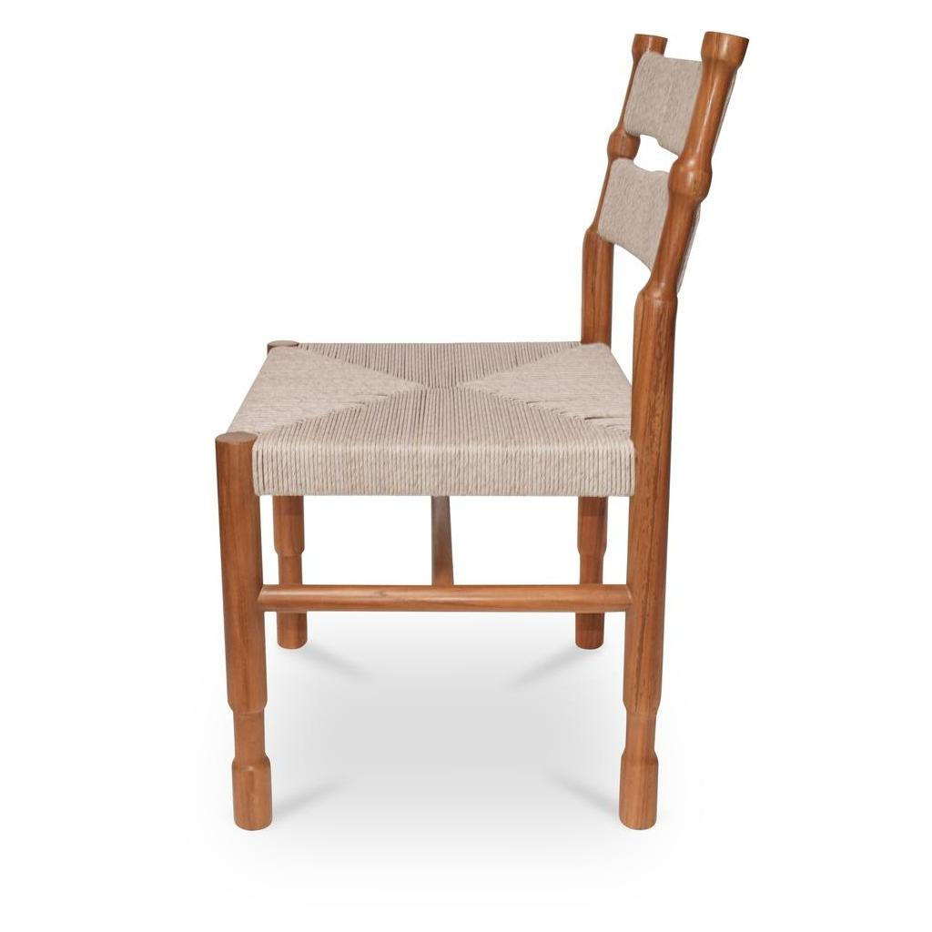 Raf Outdoor Dining Chair Natural (Set Of Two) 2 Raf Outdoor Dining Chair Natural (Set Of Two) - Image 2