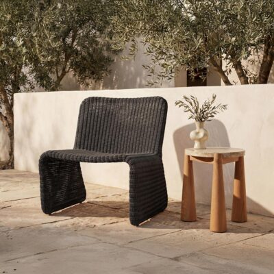 Ella Outdoor Accent Chair Charcoal ET-1013-07 ET 1013 07 10