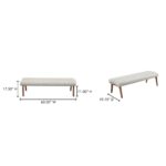 Arlo Bench Off White EW-1015-14 EW 1015 14 70