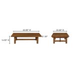 Mikoshi Coffee Table Vintage Brown EW-1024-03-0 EW 1024 03 0 70