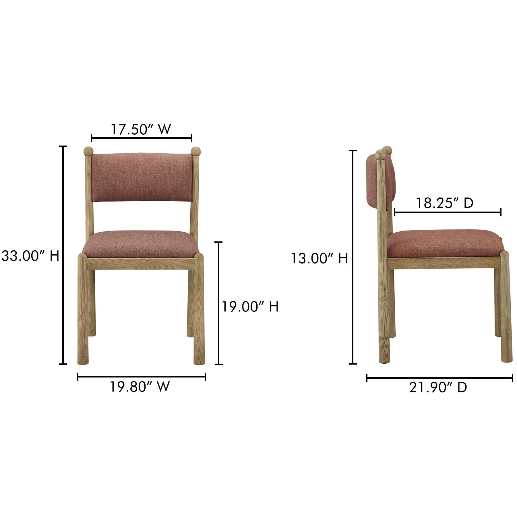 Villetta Dining Chair Deep Pink - Set of Two 9 Villetta Dining Chair Deep Pink - Set of Two - Image 9