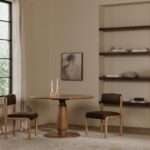 April Dining Chair Deep Brown - Set Of Two EW-1033-20 EW 1033 20 00