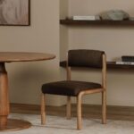 April Dining Chair Deep Brown - Set Of Two EW-1033-20 EW 1033 20 10